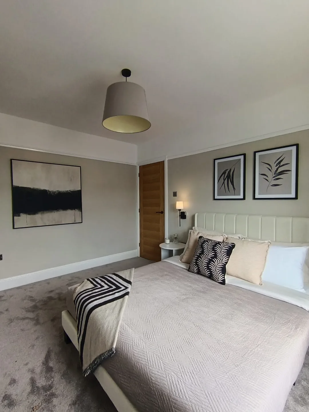 Styled neutral bedroom